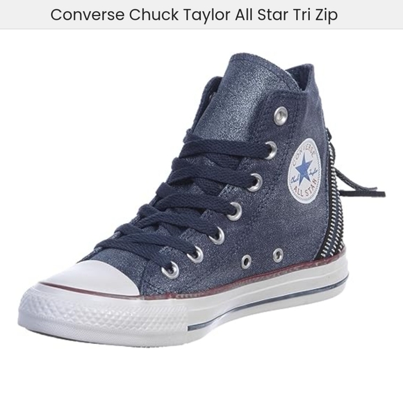 Chuck Taylor All Star Tri Zip High Top Converse #499 - Picture 3 of 16